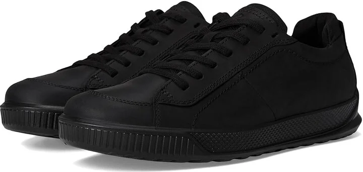 ECCO Byway Lace-Up Sneakers Men's Shoes Black : EU 47 (US Men's 13-13.5) M, Leather