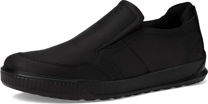 ECCO Byway Slip-On Sneakers Men's Shoes Black : EU 45 (US Men's 11-11.5) M, Cotton/Leather/Nubuck - Image 5