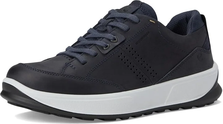 ECCO Byway Waterproof Lace Oxford Men's Lace-up Boots Marine Nubuck : EU 45 (US Men's 11-11.5) M, Leather - Image 5