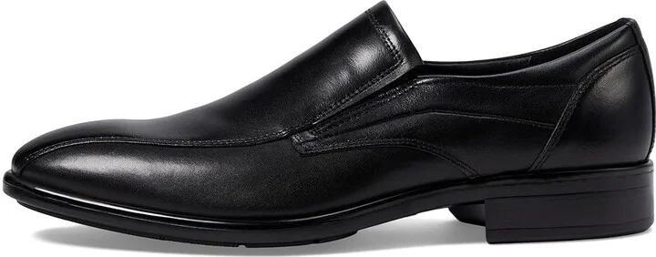 ECCO Citytray Bike Toe Slip-On Men's Shoes Black : EU 44 (US Men's 10-10.5) M, Leather - Image 6