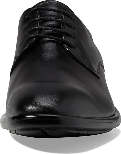 ECCO Citytray Plain Toe Tie Men's Shoes Black : EU 39 (US Men's 5-5.5) M, Leather - Image 5