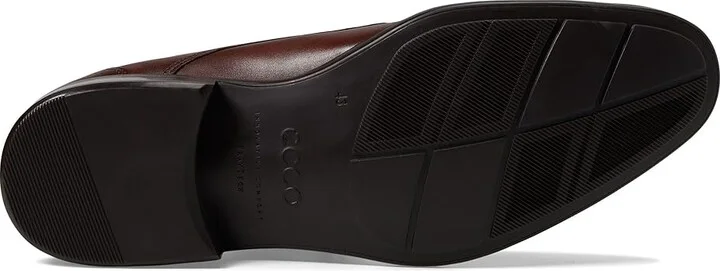 ECCO Citytray Plain Toe Tie Men's Shoes Cognac : EU 39 (US Men's 5-5.5) M, Leather - Image 3
