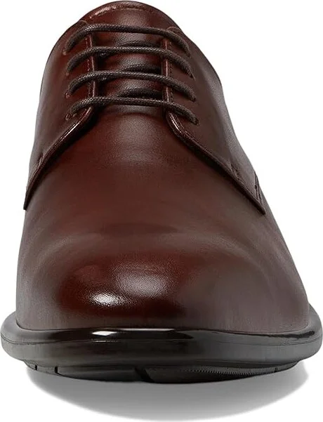 ECCO Citytray Plain Toe Tie Men's Shoes Cognac : EU 39 (US Men's 5-5.5) M, Leather - Image 5
