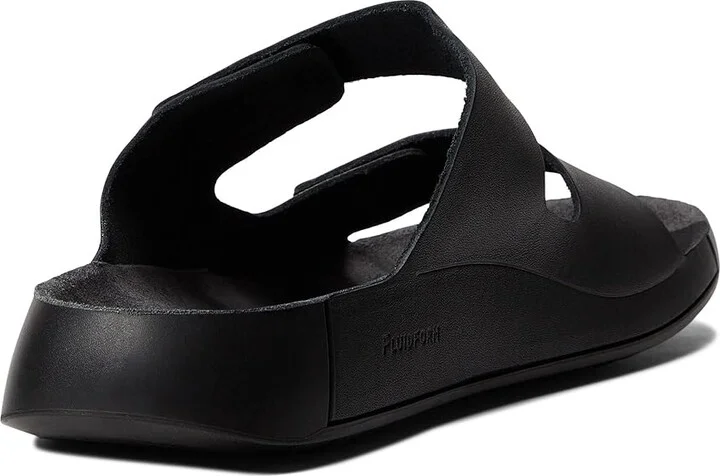 ECCO Cozmo 2.0 Two Band Slide Men's Shoes Black : EU 43 (US Men's 9-9.5) D - Medium, Leather - Image 4