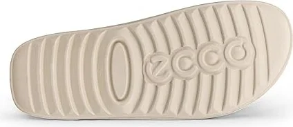 ECCO Cozmo 2 Band Button Women's Sandals Limestone : EU 36 (US Women's 5-5.5) M, Leather/Suede - Image 2