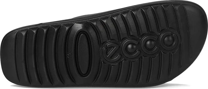 ECCO Cozmo Platform Cross Band Women's Sandals Black : EU 39 (US Women's 8-8.5) M, Leather - Image 3