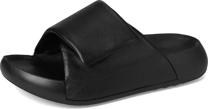 ECCO Cozmo Platform Cross Band Women's Sandals Black : EU 39 (US Women's 8-8.5) M, Leather - Image 5