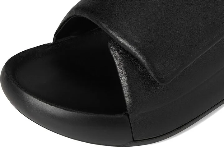 ECCO Cozmo Platform Cross Band Women's Sandals Black : EU 39 (US Women's 8-8.5) M, Leather - Image 7