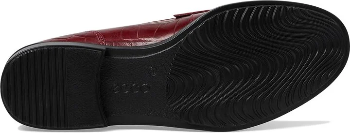 ECCO Dress Classic 15 Penny Women's Flat Shoes Brick : EU 42 (US Women's 11-11.5) M, Leather - Image 3