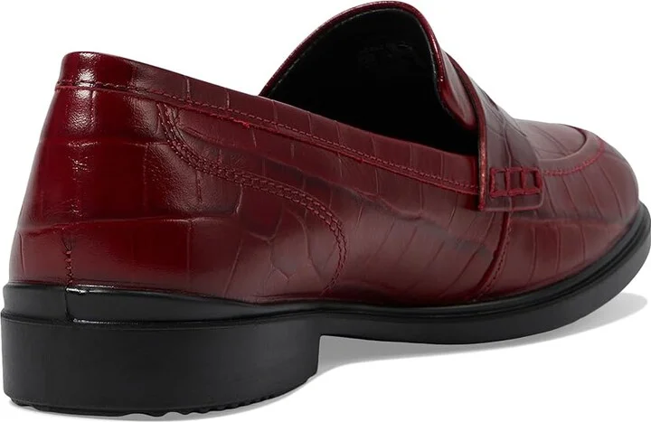 ECCO Dress Classic 15 Penny Women's Flat Shoes Brick : EU 42 (US Women's 11-11.5) M, Leather - Image 4