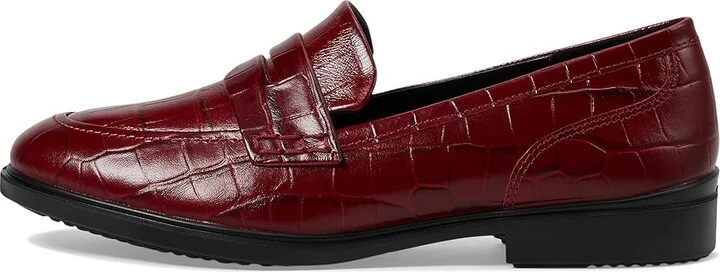 ECCO Dress Classic 15 Penny Women's Flat Shoes Brick : EU 42 (US Women's 11-11.5) M, Leather - Image 6