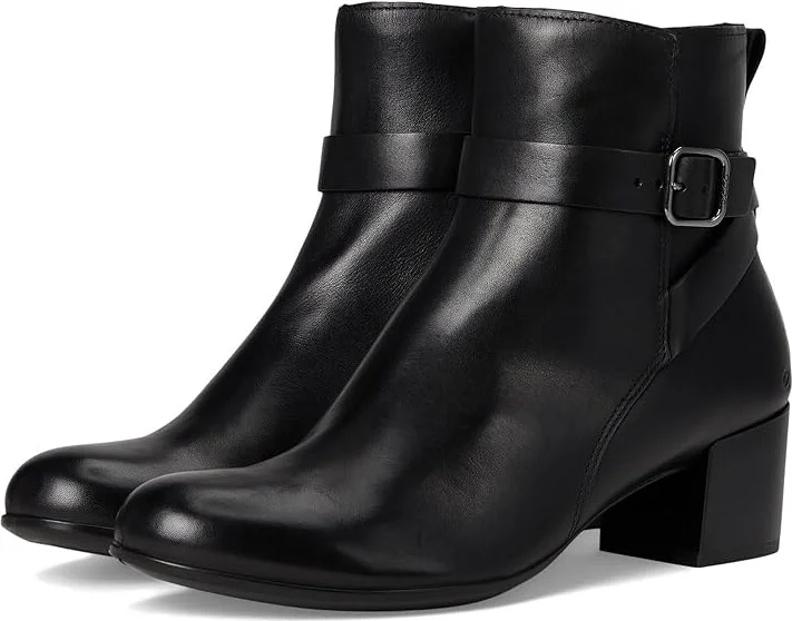 ECCO Dress Classic 35 mm Buckle Ankle Boot Women's Boots Black : EU 41 (US Women's 10-10.5) M, Leather