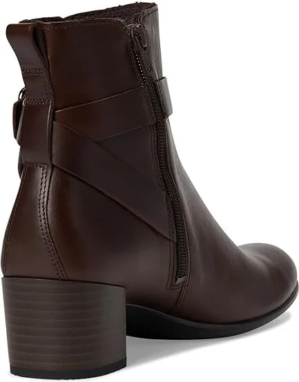 ECCO Dress Classic 35 mm Buckle Ankle Boot Women's Boots Potting Soil : EU 36 (US Women's 5-5.5) M, Leather - Image 4