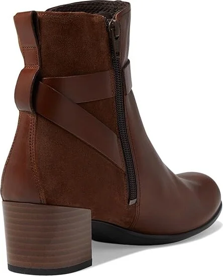 ECCO Dress Classic 35 mm Buckle Ankle Boot Women's Boots Walnut/Potting Soil : EU 36 (US Women's 5-5.5) M, Leather - Image 4