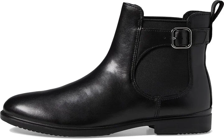 ECCO Dress Classic Chelsea Buckle Ankle Boot Women's Boots Black : EU 35 (US Women's 4-4.5) M, Leather - Image 5