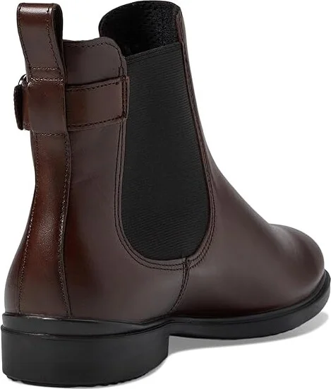 ECCO Dress Classic Chelsea Buckle Ankle Boot Women's Boots Potting Soil : EU 35 (US Women's 4-4.5) M, Leather - Image 4