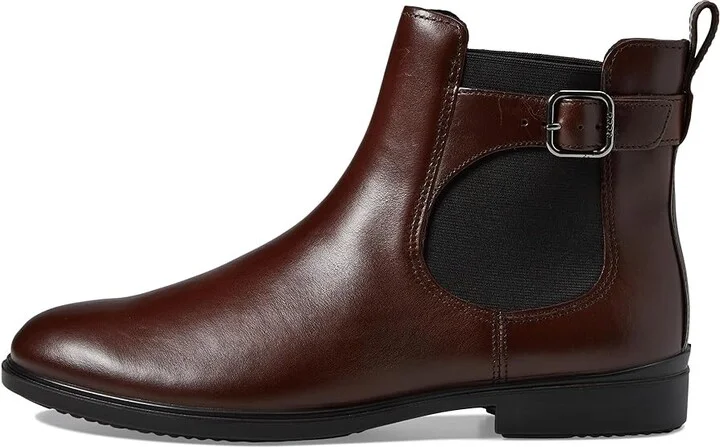 ECCO Dress Classic Chelsea Buckle Ankle Boot Women's Boots Potting Soil : EU 35 (US Women's 4-4.5) M, Leather - Image 5