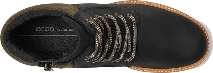 ECCO Elania Lace Boot Women's Boots Black/Tarmac : EU 36 (US Women's 5-5.5) M, Suede/Leather - Image 2