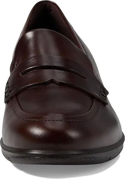 ECCO Felicia Penny Loafer Women's Shoes Potting Soil : EU 36 (US Women's 5-5.5) M, Leather - Image 5