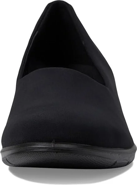 ECCO Felicia Stretch Women's Wedge Shoes Black/Black : EU 36 (US Women's 5-5.5) M, Leather - Image 3