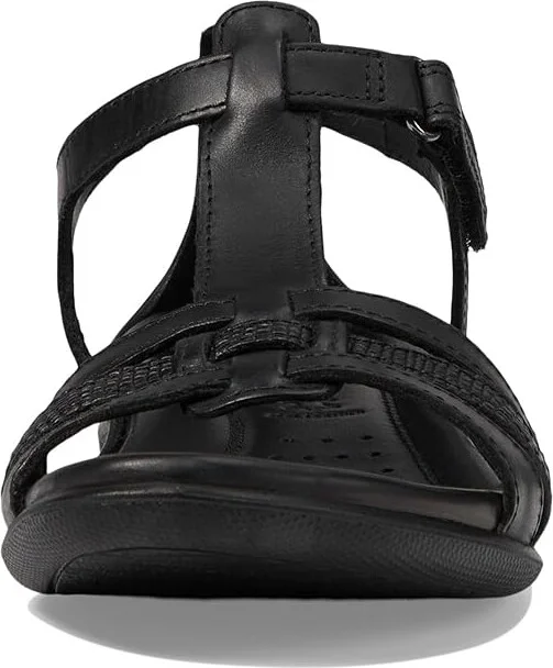 ECCO Flash T-Strap Sandal Women's Sandals Black/Black : EU 35 (US Women's 4-4.5) M, Leather - Image 3