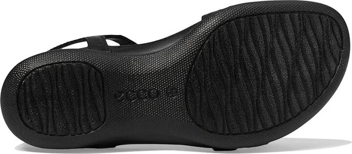 ECCO Flash T-Strap Sandal Women's Sandals Black/Black : EU 35 (US Women's 4-4.5) M, Leather - Image 4