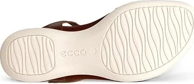 ECCO Flash T-Strap Sandal Women's Sandals Mink/Gold/Hammered Bronze : EU 35 (US Women's 4-4.5) M, Leather - Image 2