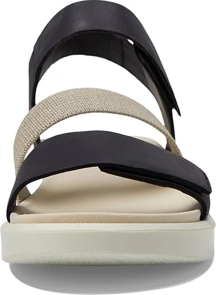 ECCO Flowt 2 Band Sandal Women's Sandals Black : EU 35 (US Women's 4-4.5) M, Leather - Image 2