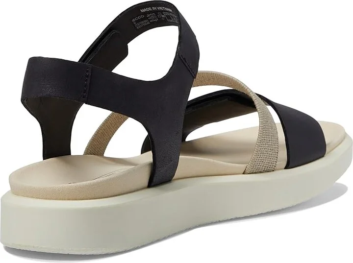 ECCO Flowt 2 Band Sandal Women's Sandals Black : EU 35 (US Women's 4-4.5) M, Leather - Image 4