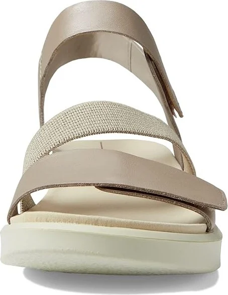 ECCO Flowt 2 Band Sandal Women's Sandals Grey Rose Metallic : EU 36 (US Women's 5-5.5) M, Leather - Image 2