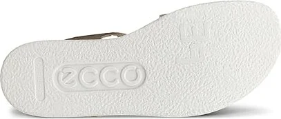 ECCO Flowt 2 Band Sandal Women's Sandals Pure White Gold : EU 35 (US Women's 4-4.5) M, Leather - Image 2