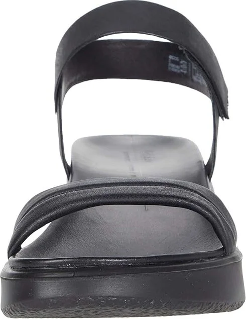 ECCO Flowt Luxe Wedge Sandal Women's Shoes Black/Black Cow Leather/Cow Nubuck : EU 40 (US Women's 9-9.5) M - Image 5