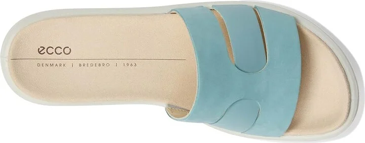 ECCO Flowt Oasis Slide Sandal Women's Sandals Aquatic/Aquatic Nubuck : EU 39 (US Women's 8-8.5) M, Leather - Image 2