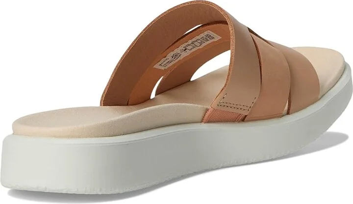 ECCO Flowt Oasis Slide Sandal Women's Sandals Biscuit/Biscuit Nubuck : EU 40 (US Women's 9-9.5) M, Leather - Image 4