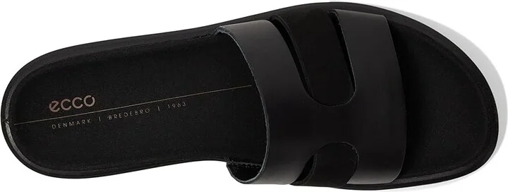 ECCO Flowt Oasis Slide Sandal Women's Sandals Black/Black : EU 39 (US Women's 8-8.5) M, Leather - Image 2