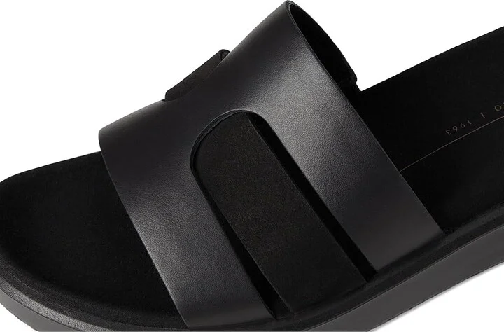 ECCO Flowt Oasis Slide Sandal Women's Sandals Black/Black : EU 39 (US Women's 8-8.5) M, Leather - Image 7