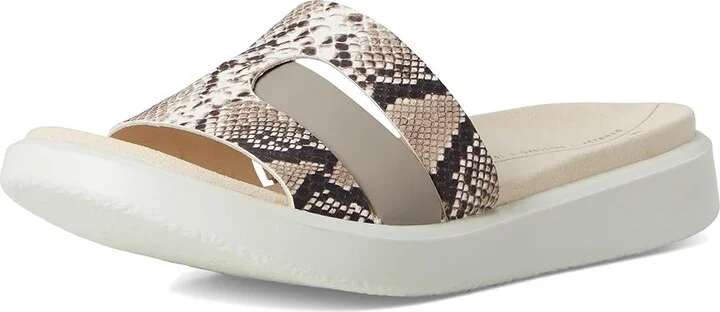 ECCO Flowt Oasis Slide Sandal Women's Sandals Moonrock/Python : EU 43 (US Women's 12-12.5) M, Leather - Image 5