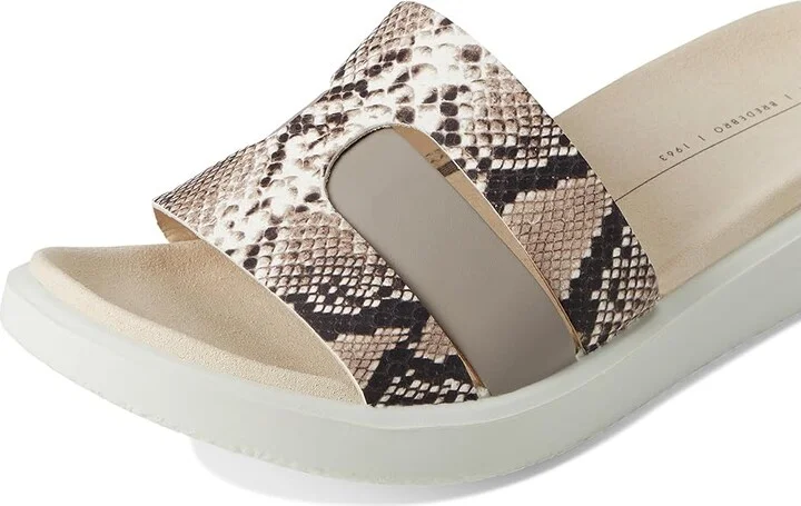ECCO Flowt Oasis Slide Sandal Women's Sandals Moonrock/Python : EU 43 (US Women's 12-12.5) M, Leather - Image 7