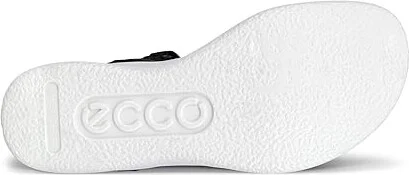 ECCO Flowt Wedge Cork Sandal Women's Shoes Black/Black : EU 40 (US Women's 9-9.5) M, Leather - Image 3
