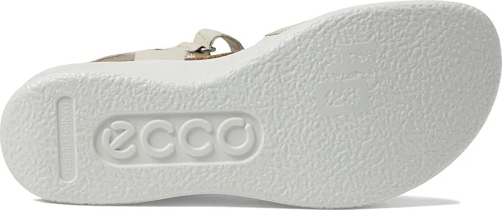 ECCO Flowt Wedge Cork Sandal Women's Shoes Limestone : EU 38 (US Women's 7-7.5) M, Suede - Image 3