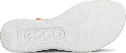 ECCO Flowt Wedge Luxury Crossband Women's Sandals Coral : EU 39 (US Women's 8-8.5) M, Leather - Image 3
