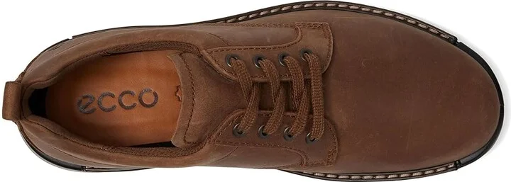 ECCO Fusion Plain Toe Tie Men's Shoes Cocoa Brown : EU 39 (US Men's 5-5.5) M, Leather - Image 2