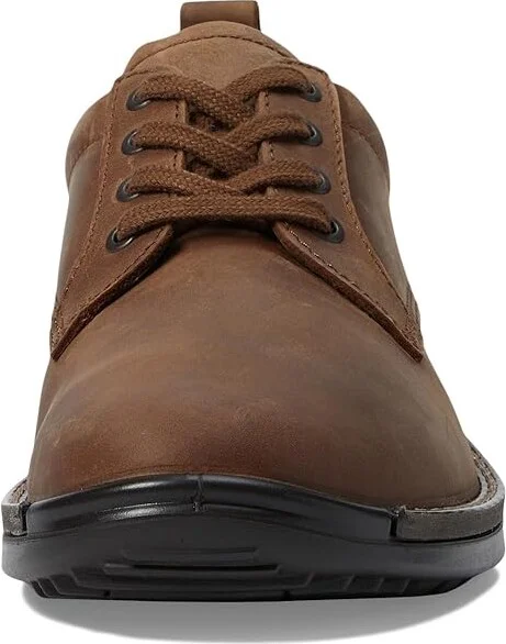 ECCO Fusion Plain Toe Tie Men's Shoes Cocoa Brown : EU 39 (US Men's 5-5.5) M, Leather - Image 5