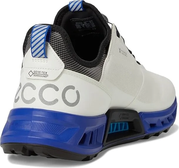 ECCO Golf Biom C4 Boa Gore-tex Waterproof Golf Shoe Men's Golf Shoes White/Virtual : EU 41 (US Men's 7-7.5) D - Medium, Leather - Image 4