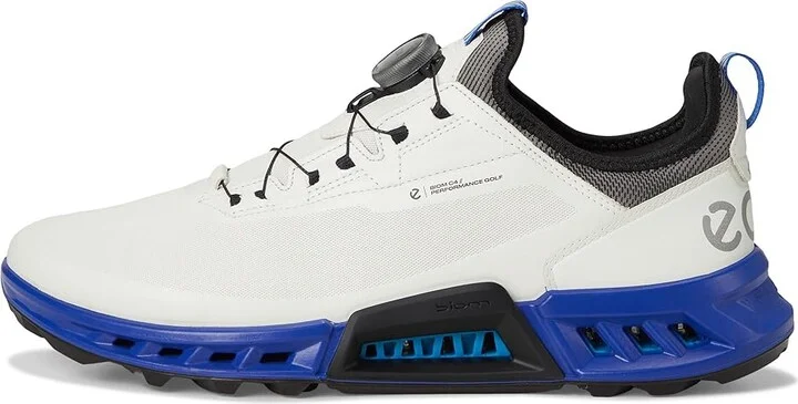 ECCO Golf Biom C4 Boa Gore-tex Waterproof Golf Shoe Men's Golf Shoes White/Virtual : EU 41 (US Men's 7-7.5) D - Medium, Leather - Image 6