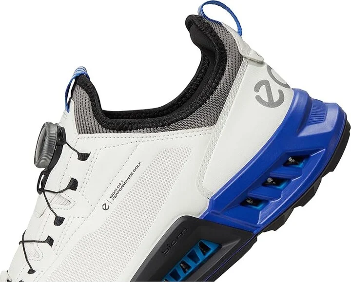 ECCO Golf Biom C4 Boa Gore-tex Waterproof Golf Shoe Men's Golf Shoes White/Virtual : EU 41 (US Men's 7-7.5) D - Medium, Leather - Image 7