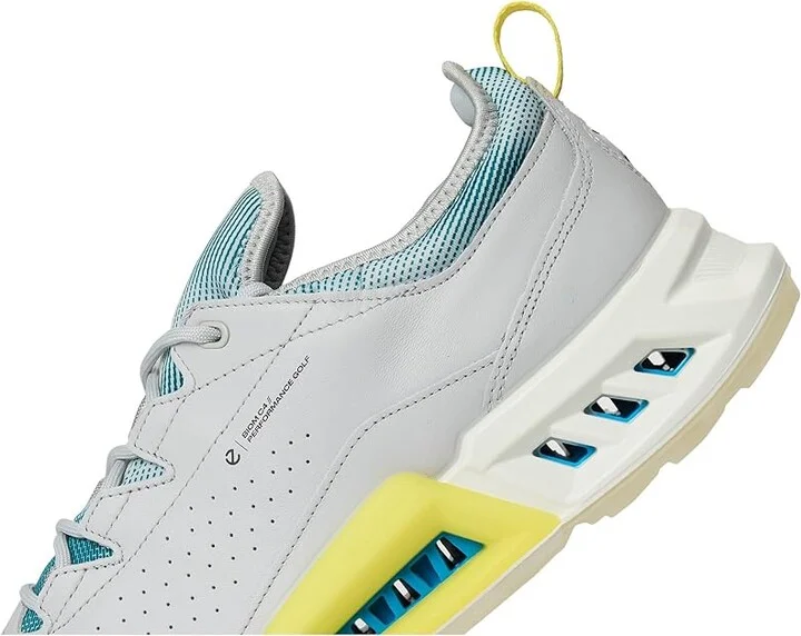 ECCO Golf Biom C4 Vented GORE-TEX(r) Waterproof Golf Shoe Men's Shoes Concrete/Baygreen : EU 43 (US Men's 9-9.5) D - Medium, Leather/Textile - Image 7