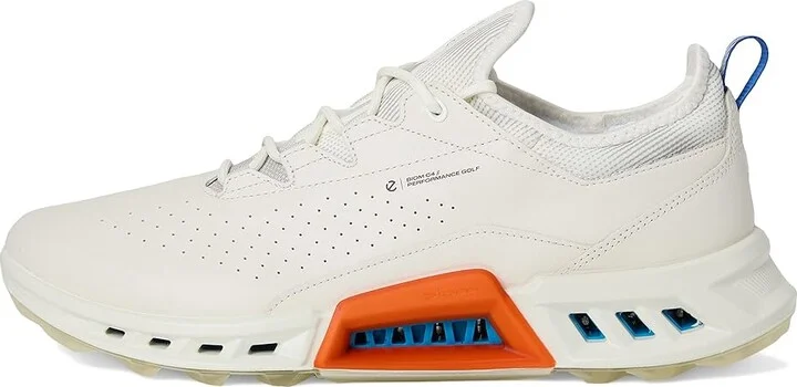 ECCO Golf Biom C4 Vented GORE-TEX(r) Waterproof Golf Shoe Men's Shoes White/Mazarine Blue : EU 42 (US Men's 8-8.5) D - Medium - Image 6