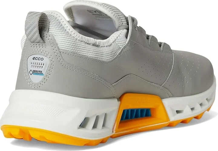 ECCO Golf Biom C4 Vented GORE-TEX(r) Waterproof Golf Shoe Men's Shoes Wild Dove/Sunrise : EU 43 (US Men's 9-9.5) D - Medium, Leather - Image 4