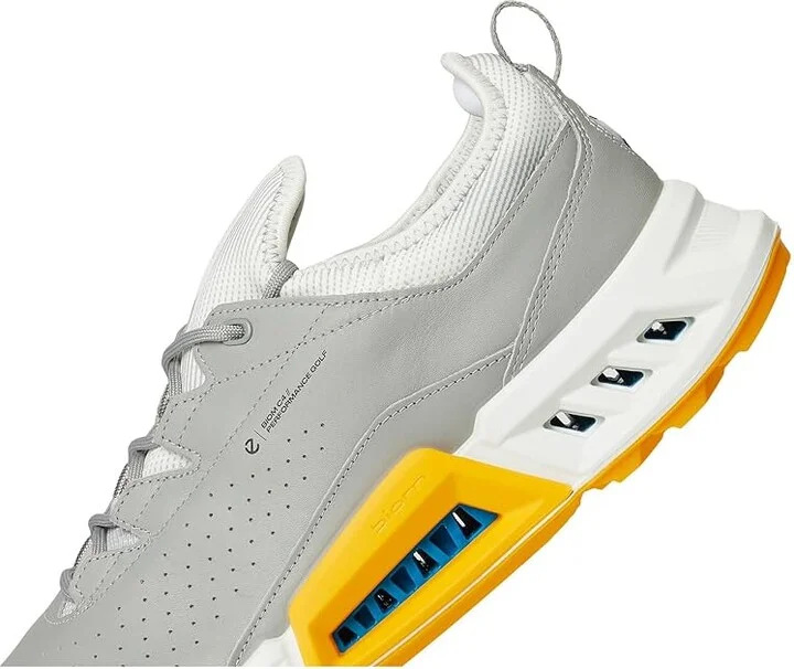 ECCO Golf Biom C4 Vented GORE-TEX(r) Waterproof Golf Shoe Men's Shoes Wild Dove/Sunrise : EU 43 (US Men's 9-9.5) D - Medium, Leather - Image 7